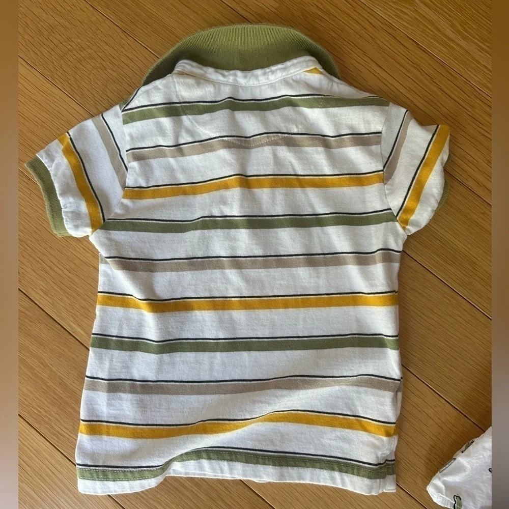 Mayoral Button Down Shirt and Polo Short Sleeve with Children’s Place Jeans 2T - Picture 8 of 9